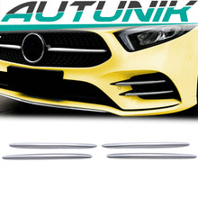 Chrome Front Bumper Fog Light Lamp Trim Cover for Mercedes Benz W177 A35 AMG