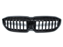 Glossy Black Front Bumper Kidney Grille Grill for BMW 3 Series G20 W/O Camera