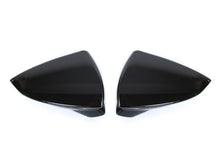 Glossy Black Side Mirror Cover Caps Replacement for SEAT Leon 5F Arona Ibiza KJ