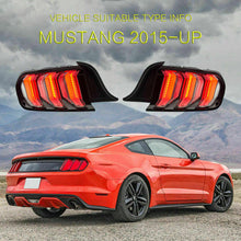 Clear LED Tail Lights Sequential For Ford Mustang 2015-2020 W/5 Modes set