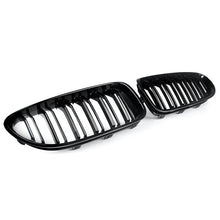 Kidney Grill Grille Gloss Black Dual For BMW 6 Series F06 F12 F13 2012-2018