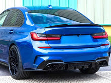 Gloss Black Rear Diffuser For BMW 3 Series G20 G21 M Sport 2019-2021