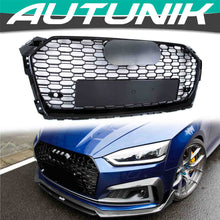 Front Bumper Grille Honeycomb Grill for Audi A5 B9 S5 17-19 fg120