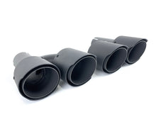 60mm Matte Carbon Exhaust Tips For Audi A4 A5 A6 A7 55-59mm Pipes