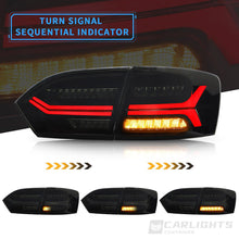 LED Sequential Smoked Rear Lights for VW Jetta 2011-2014 Tail Brake Lamps