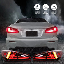 LED Tail Lights for Lexus IS250 IS350 ISF 2006-2015 Red Lens Rear Lamp