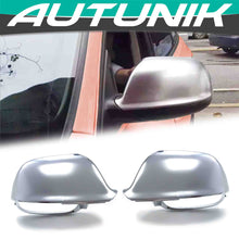 Matt Chrome Mirror Cover Caps For AUDI Q5 8R SQ5 09-17 Q7 10-15 With Lane Assist mc35