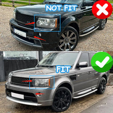 Gloss Black Front Grille Side Vents for Range Rover Sport 10-13