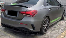 Rear Bumper Side Splitter Canards Cover For Mercedes A-Class W177 Sedan 2019+