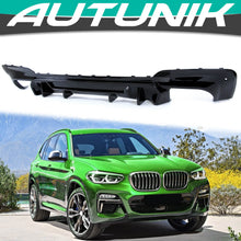 Glossy Black Rear Diffuser for BMW X3 G01 Sport Bumper 18-21