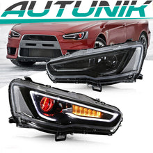 Projector Headlights with Demon Eye for Mitsubishi Lancer EVO X 2008-2020