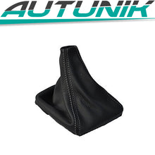 Grey Stitch Gear Gaiter Rear Leather Shift Boot For Nissan Navara D40 2006+