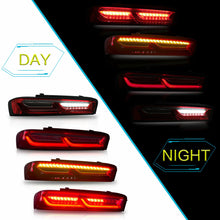 LED Smoke Tail Lights For Chevrolet Camaro 2016-2018 W/Sequential Signal