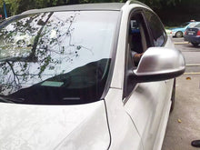 Matt Chrome Mirror Cover Caps For AUDI Q5 8R SQ5 Q7 09-17 W/O Lane Assist mc7