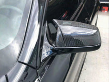 L+R Carbon Look O/S Wing Mirror Cover Caps for BMW 5 Series E60 E61 6 Series E63 E64 LCI 08-11