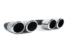 Chrome Exhaust Pipes Tips For Porsche Cayenne Base 92A Hybird 958 2011-2014