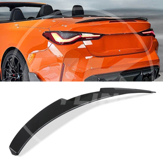 Rear Spoiler Gloss Black Boot Lip Wing for BMW 4 Series Cabrio G23 21+