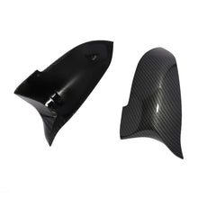 Carbon Look Mirror Cover Cap For BMW 5 6 7 Series 14-16 F10 F11 LCI F01 F06 F07