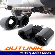Black Exhaust Pipes Muffler Tips For 2020-2022 Land Rover Defender 90 110 w/ 3.0L Engine et195