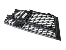 Black Front Bumper Fog Light Grilles Cover For Audi A3 S3 8V S-Line 2017-2020