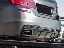 Gloss Black Rear Diffuser for BMW 5-Series F10 Sedan Sport Bumper 12-16