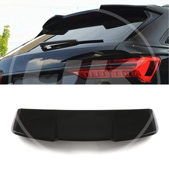 Rear Roof Spoiler Gloss Black Boot Lip Wing Estate for AUDI A6 C8 Avant 2019+