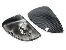 Carbon Look Side Mirror Cover Caps Replacement for VW Golf MK8 2022+ No Assist