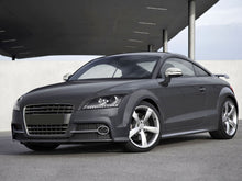 2x Aluminum Matt Chrome Mirror Cover for Audi TT MK2 8J R8 RS TTS 06-14