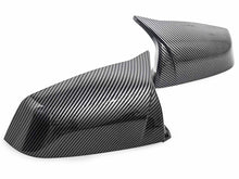 L+R Carbon Look O/S Wing Mirror Cover Caps for BMW 5 Series E60 E61 6 Series E63 E64 LCI 08-11