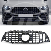 Gloss Black Single Slat Grill Grille for Mercedes CLA C118 2020+