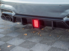 Gloss Black Rear Diffuser with LED Light Exhaust Tips For BMW 3 Series G20 G21 M Sport 19-21