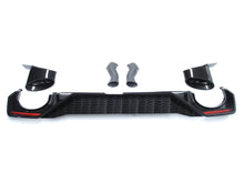 RS7 Style Diffuser w/ Exhaust Tips Black For Audi A7 C8 S-line 2018+