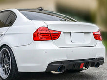 Gloss Black Rear Diffuser for BMW E90 Sedan Sport Bumper 05-12