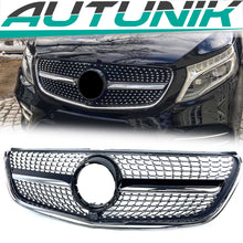 Black Diamond Grille for Mercedes Benz V Class W447 2015-2019