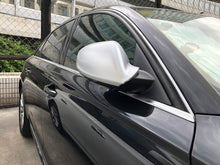 Matte Chrome Side Wing Mirror Cover for Audi A6 S6 C7 RS6 W/O Lane Assist 12-18