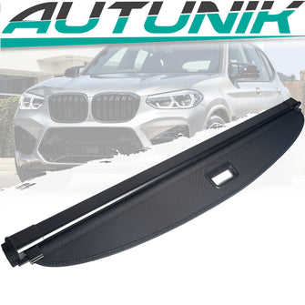 For BMW X3 G01 2017+ Parcel Shelf Boot Load Luggage Cover Blind Trunk Black
