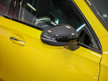 L+R Glossy Black Wing Mirror Cover Caps for Mercedes A Cl. W177 V177 CLA C118 X118 19-23