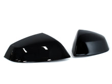 Gloss Black Side Mirror Caps Replace for Audi Q5 SQ5 Q7 2018-2024 No Lane Assist