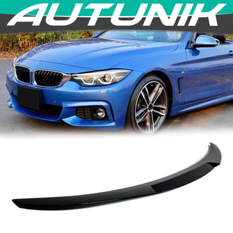 Gloss Black Rear Trunk Spoiler for BMW 4 Series F33 Convertible M4 F83 2014+