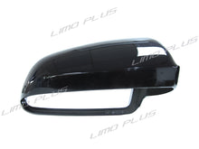 Side Mirror Cover Caps Replacement Glossy Black For AUDI A4 B6 B7 2002-2008 A6 2005-2008 mc53