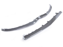 3Pcs Front Bumper Lip Moulding Trim Chrome For Mercedes C Class W205 C205 C43 AMG Line 2014-2018