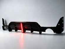 Gloss Black Rear Diffuser with LED Light For BMW 3 Series G20 G21 M Sport 2022+ LCI