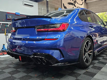 Gloss Black Rear Diffuser with LED Light Exhaust Tips For BMW 3 Series G20 G21 M Sport 19-21