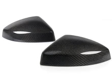L+R Carbon Fiber Wing Mirror Cover Caps for Audi A3 S3 8V RS3 Without Lane Assist 13-20