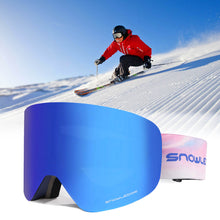 UV Protection Ski Glasses Anti-Fog Snow Goggles Windproof with OTG design For Ladies and Men HB-197B