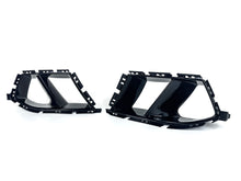 Black Front Bumper Fog Light Grilles Cover For  G80 M3 G82 G83 M4 2021+