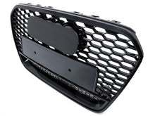 Glossy Black Front Mesh Grille Grill For Audi A6 S6 C7 2011-2014