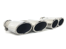 Black Diffuser Chrome Exhaust Tips For Audi A5 B9 S-line 2020-2023