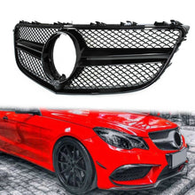 Black Front Mesh Grill Grille for Mercedes C207 A207 Coupe 14-17