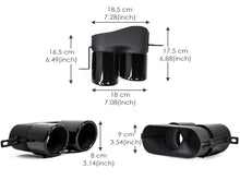 Gloss Black Rear Diffuser with LED Light Exhaust Tips For BMW 3 Series G20 G21 M Sport 19-21